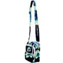 Blue and Yellow Tulip Shoulder Strap Belt Bag View2