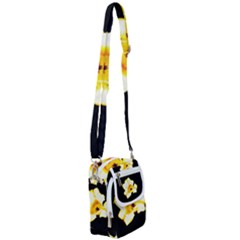 Yellow And Orange Tulip Shoulder Strap Belt Bag by okhismakingart