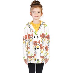 Tree Autumn Forest Landscape Kids  Double Breasted Button Coat by Mariart