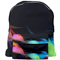 Flower 3d Colorm Design Background Giant Full Print Backpack by HermanTelo