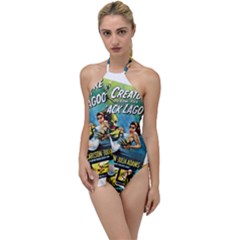 Creature From The Black Lagoon Bananas Go With The Flow One Piece Swimsuit by cypryanus