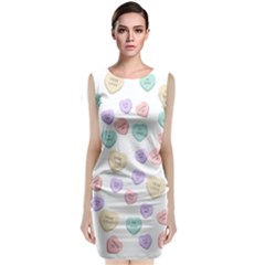 Hearts Classic Sleeveless Midi Dress by Lullaby