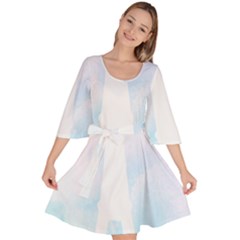 Pastel Eiffel s Tower, Paris Velour Kimono Dress by Lullaby