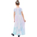 Pastel Eiffel s Tower, Paris Kids  Short Sleeve Maxi Dress View2