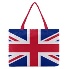 Uk Flag Zipper Medium Tote Bag by FlagGallery