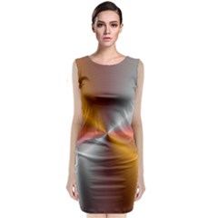 Abstract Easy Shining Classic Sleeveless Midi Dress by Bajindul