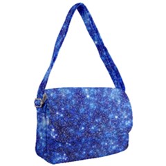 Blurred Star Snow Christmas Spark Courier Bag by HermanTelo