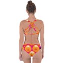 Pop Art Tennis Balls Criss Cross Bikini Set View2