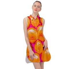 Pop Art Tennis Balls Sleeveless Shirt Dress by essentialimage