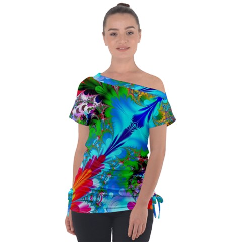 Abstract Art Art Design Modern Art Tie-up Tee by Wegoenart