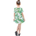 Leaves Green Pattern Nature Plant Kids  Simple Cotton Dress View2