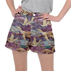 Textile Fabric Cloth Pattern Ripstop Shorts by Wegoenart