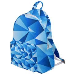 Triangles Abstract Blue The Plain Backpack by Vaneshart