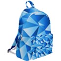 Triangles Abstract Blue The Plain Backpack View2