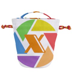 Xcoin Logo 200x200 Drawstring Bucket Bag by Ipsum