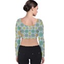 Zappwaits Juli Velvet Long Sleeve Crop Top View2