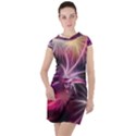 Fireworks Rocket Night Lights Flash Drawstring Hooded Dress View1