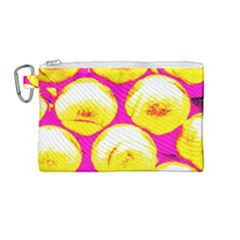 Pop Art Tennis Balls Canvas Cosmetic Bag (medium) by essentialimage