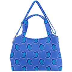 Surfer Pattern Double Compartment Shoulder Bag by bloomingvinedesign