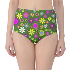 Abstract 1300667 960 720 Classic High-waist Bikini Bottoms by vintage2030