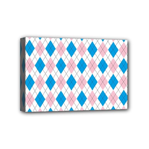 Argyle 316838 960 720 Mini Canvas 6  X 4  (stretched) by vintage2030