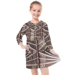 Exeter Kids  Quarter Sleeve Shirt Dress by DeneWestUK