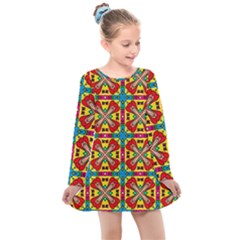 Seamless Kids  Long Sleeve Dress by Sobalvarro