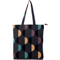 Abstract Background Modern Design Double Zip Up Tote Bag by Wegoenart