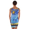 Painting Illustrations Vincent Van Gogh Wrap Front Bodycon Dress View2