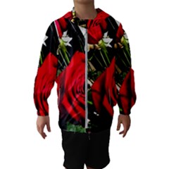 Roses 1 1 Kids  Hooded Windbreaker by bestdesignintheworld