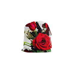 Roses 1 1 Drawstring Pouch (xs) by bestdesignintheworld