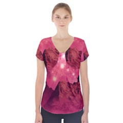 Manipulation Fantasy Photoshop Short Sleeve Front Detail Top by Wegoenart