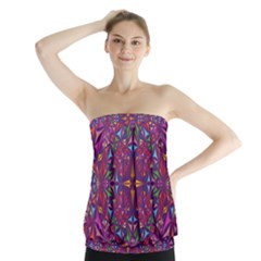 Kaleidoscope  Strapless Top by Sobalvarro