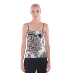 Flowers Spaghetti Strap Top by Sobalvarro