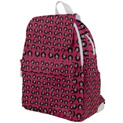 Retro Girl Daisy Chain Pattern Pink Top Flap Backpack by snowwhitegirl