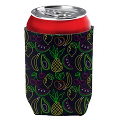 Neon Fruit Seamless Pattern Can Holder by Vaneshart