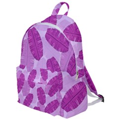 Exotic Tropical Leafs Watercolor Pattern The Plain Backpack by Vaneshart