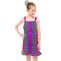 Flowers In A Rainbow Liana Forest Festive Kids  Overall Dress View1