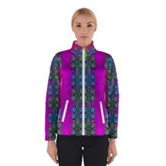 Flowers In A Rainbow Liana Forest Festive Winter Jacket by pepitasart