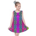 Flowers In A Rainbow Liana Forest Festive Kids  Summer Dress View1