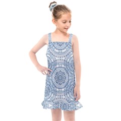 Boho Pattern Style Graphic Vector Kids  Overall Dress by Sobalvarro