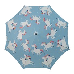 Unicorn Seamless Pattern Background Vector (2) Golf Umbrellas by Sobalvarro