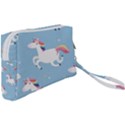 Unicorn Seamless Pattern Background Vector (2) Wristlet Pouch Bag (Small) View2