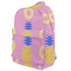 Pop Art Pineapple Seamless Pattern Vector Classic Backpack by Sobalvarro