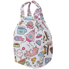 Set Kawaii Doodles Travel Backpacks by Vaneshart