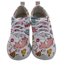 Set Kawaii Doodles Mens Athletic Shoes by Vaneshart