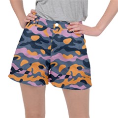 Camouflage Background Textile Uniform Seamless Pattern Ripstop Shorts by Vaneshart