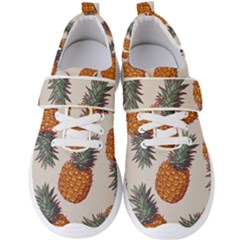 Seamless Pattern With Vector Illustrations Pineapples Men s Velcro Strap Shoes by Vaneshart