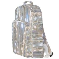 String Of Lights Christmas Festive Party Double Compartment Backpack by yoursparklingshop