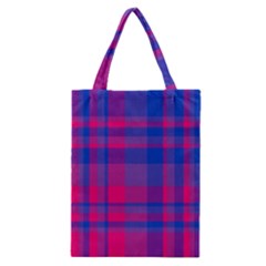 Bisexual Plaid Classic Tote Bag by NanaLeonti